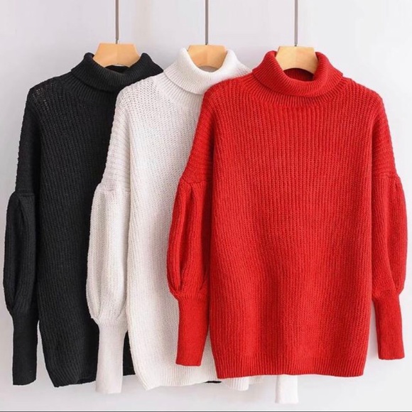 🌹 I Feel Love Oversize Knit Jumper In BLACK🌹 - Picture 4 of 4